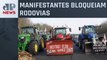 Trabalhadores rurais espanhóis se juntam aos protestos de agricultores europeus