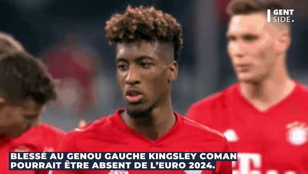 Euro 2024 : Kingsley Coman blessé au genou pourrait manquer la compétition