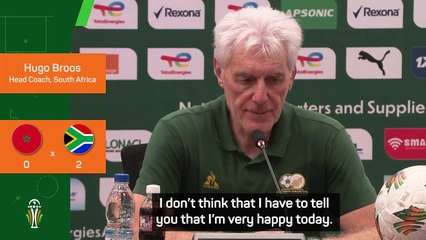 'Beating Morocco is a special achievement for South Africa' - Broos