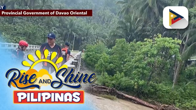 Ilang lugar sa Davao Oriental, nakaranas ng pagbaha at landslides dahil sa sama ng panahon dulot ng extension ng LPA