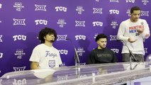 WATCH! Micah Peavy, Trey Tennyson And Jameer Nelson Jr. Talk TCU Win Against Texas Tech
