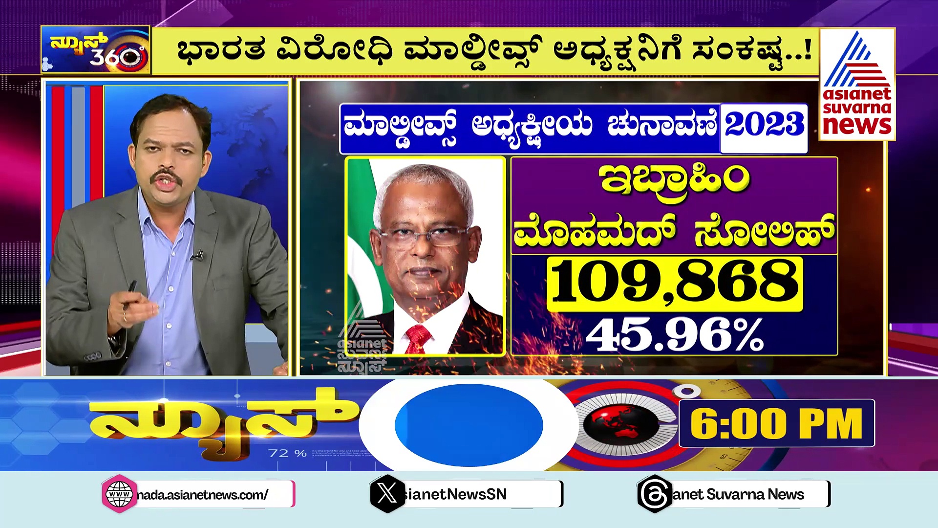 ಭಾರತ ವಿರೋಧಿ ಮಾಲ್ಡೀವ್ಸ್ ಅಧ್ಯಕ್ಷನ ಪದಚ್ಯುತಿ ಬಹುತೇಕ ನಿಶ್ಚಿತ: ಅಧಿಕಾರ ಕಳೆದುಕೊಳ್ತಾರಾ ಮೊಹಮದ್ ಮುಯಿಝು?