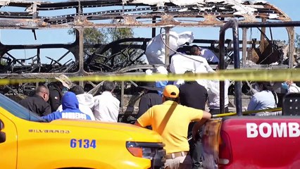 Una veintena de muertos en un accidente de carretera en México