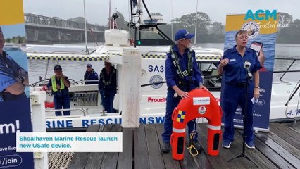 Shoalhaven Marine Rescue launch new USafe device