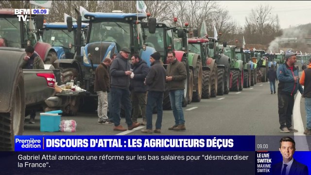 Concrètement, que du vent, rien que des paroles : les réactions des agriculteurs après le discours de politique générale de Gabriel Attal