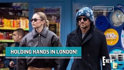 Bradley Cooper & Gigi Hadid Show PDA During Walk in London _ E! News