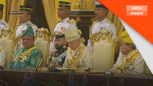 #AgongKita: Sultan Nazrin Shah angkat sumpah Timbalan Yang Di-Pertuan Agong
