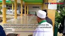 Kampanye di Lampung, Mahfud MD Kunjungi Ponpes Darussalamah dan Ziarah Makam Kyai Haji Ahmad Sodyq