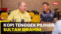 Teruja Sultan Ibrahim singgah Kafe Kopi Tenggek di Tanjung Piai