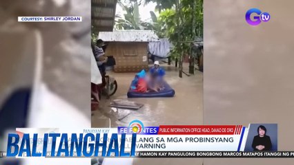 Davao de Oro Under Red Rainfall Warning 🌧️ – Latest Weather Alert