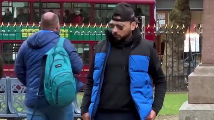 Calling strangers on head shake prank by joker pranks 2023