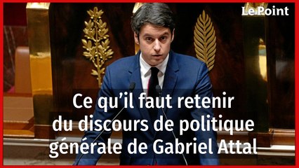 Ce qu’il faut retenir du discours de politique générale de Gabriel Attal