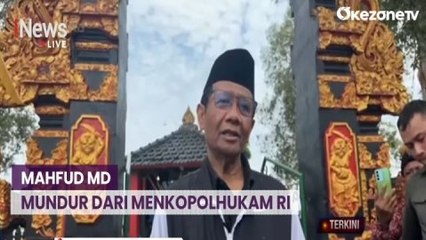 Download Video: Mahfud MD Nyatakan Mundur dari Jabatan Menkopolhukam RI