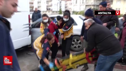 Antalya'da çöp konteynerleri hayatını kurtardı