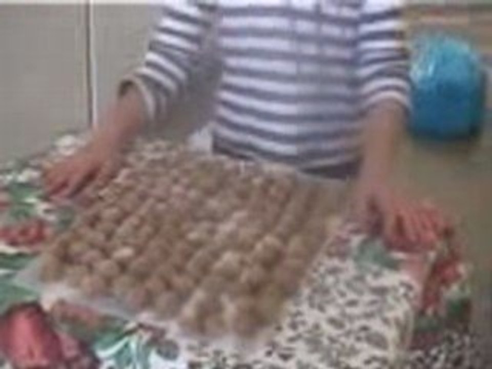 bonbons de Noel (aux noix)