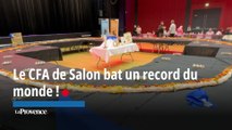 Avec ses 22 mètres de circonférence, le CFA de Salon fait la plus grande couronne des rois du monde