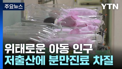 아동 인구 7백만 선 무너진다...분만 포기 병원도 속출 / YTN