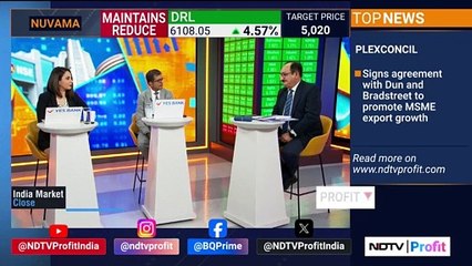 Nifty Pharma, Realty Lead Sectoral Indices | Large Trades | NDTV Profit