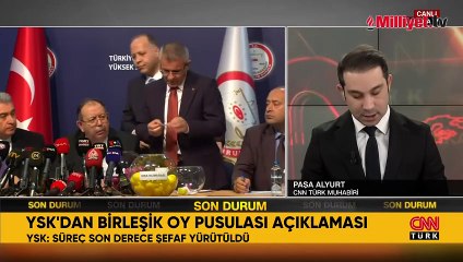 YSK: Kura sonuçları hiçbir itiraz olmadan tutanak altına alındı