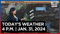 Today's Weather, 4 P.M. | Jan. 31, 2024