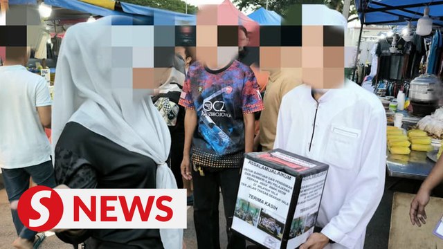 Immigration nabs five foreigners for illegally collecting donations at Gelang Patah night market