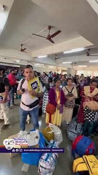 Shraddhavans all set to board bus for Kolhapur Medical & Healthcare Camp 2024