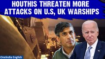 Iran-backed Houthis threaten more attacks on US, UK Navies | Red Sea attacks | Oneindia News