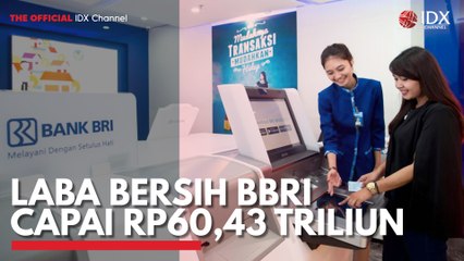 Laba Bersih BBRI Capai Rp60,43 Triliun
