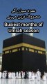The Most Busiest Months of Baitullah Mecca Medina | Mecca Khana Kaba and Masjid Nzbvi Medinah mn Rush k mahinay