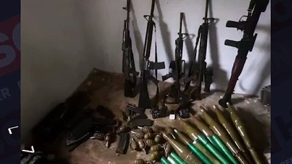 Kahraman Mehmetçik Suriye'de çok sayıda silah ve mühimmat ele geçirdi