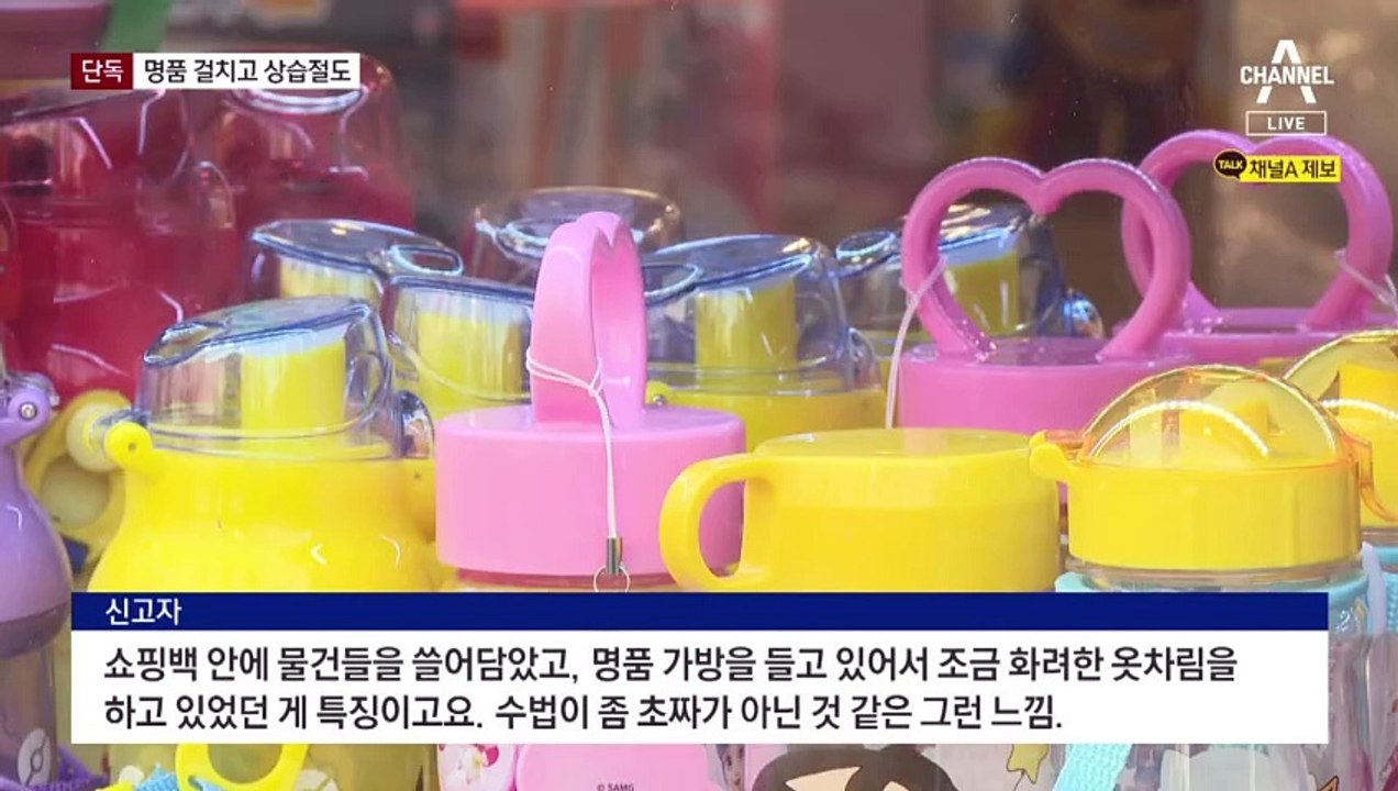 [단독]명품가방 들고 백화점 돌며 상습절도