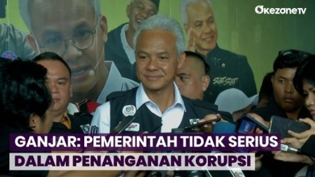 Ganjar Pranowo Nilai Pemerintah Tidak Serius dalam Penanganan Korupsi