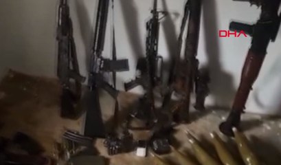MSB: Teröristlere ait çok sayıda silah ele geçirildi