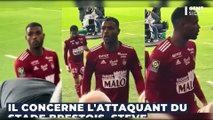 Ligue 1 : un supporter du PSG insulte Steve Mounié en tribune, le joueur de Brest lui répond cash