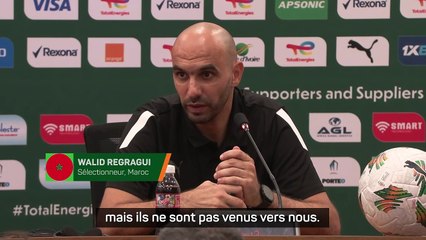 Regragui : "On aurait souhaité donner plus à notre public qui attendait cette CAN"