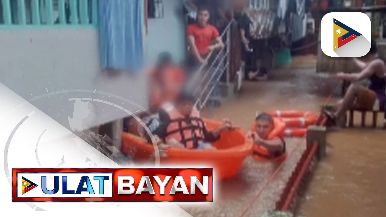 13 pamilya sa Bislig City, Surigao del Sur, ni-rescue mula sa matinding pagbaha