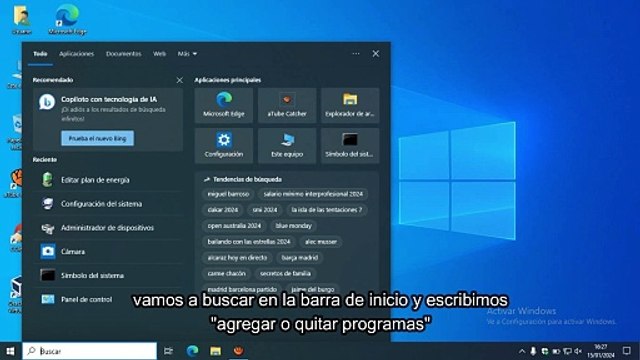 como desinstalar programas en windows
