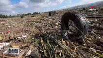 Toneladas de basura acumulada en Tijuana tras las lluvias