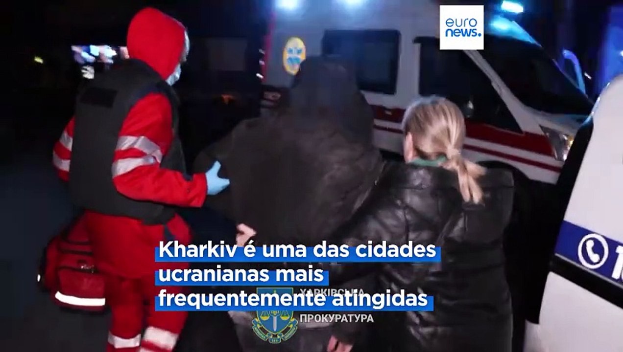 Cidades ucranianas atingidas por múltiplos ataques russos com drones