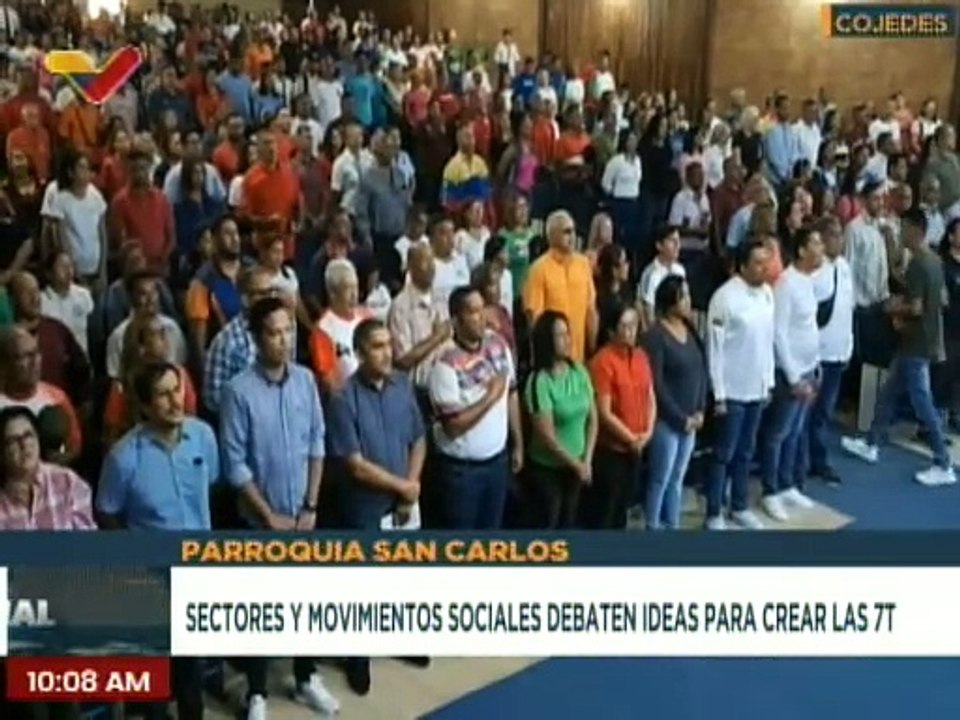 Cojedes | Movimientos Sociales y sectores sostienen debate de ideas para transformación de las 7T