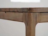 Ausziehbarer Esstisch "Sabor" Akazie, L.180 cm Natürliches Holz