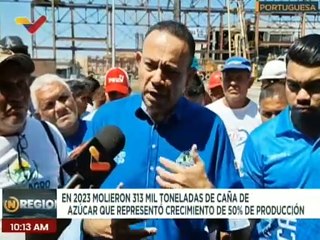 Gobierno de Portuguesa apuesta al crecimiento productivo de la industria azucarera en 2024