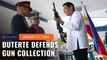 Duterte got licenses for over 300 guns 2 weeks before his term ended