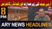 ARY News 8 PM Headlines 31st January 2024 | Army Chief Ki Zair Sadarat Corps Commanders Conference