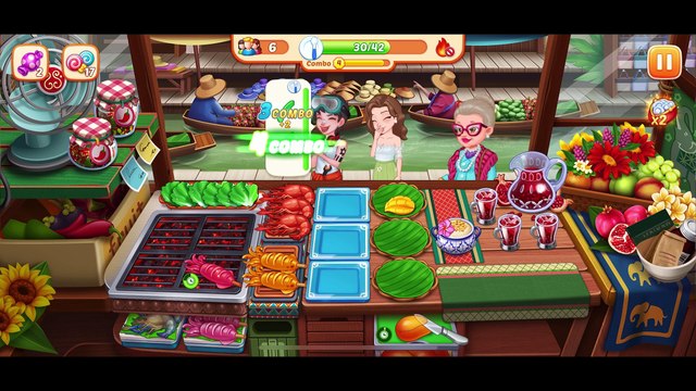 [Miniriceto]Game Play _ Crazy Diner -Mango Sticky Rice- Lv 1227-1229