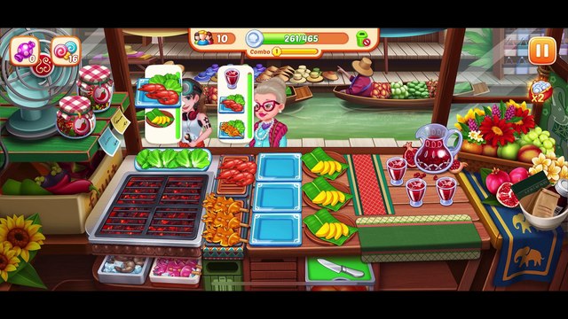 [Miniriceto]Game Play _ Crazy Diner -Mango Sticky Rice- Lv 1224-1226