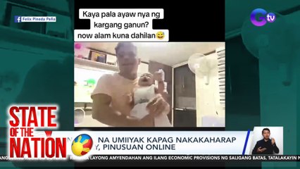 Sanggol na umiiyak kapag nakakaharap ang tatay, pinusuan online | SONA