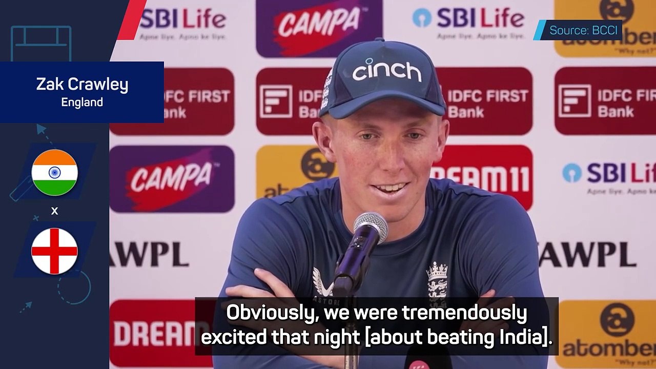 England to avoid complacency against 'top side' India - Crawley