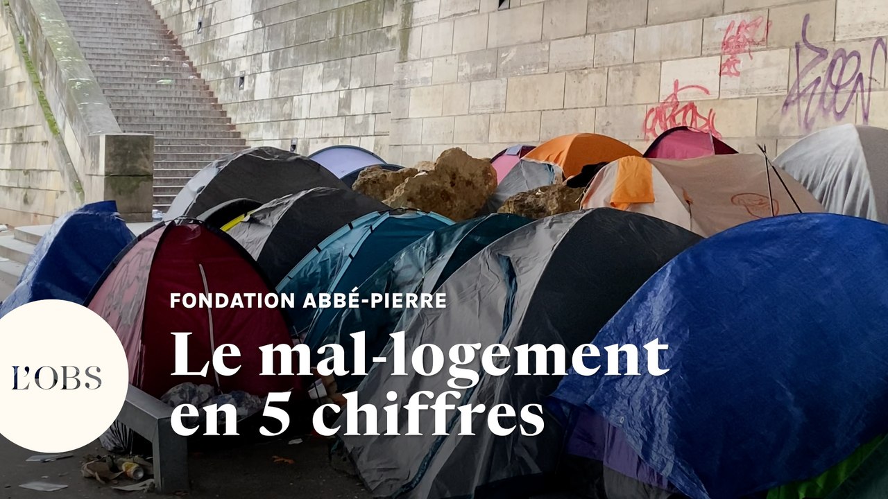 La Fondation Abbé-Pierre révèle les chiffres d'une "année noire" pour les mal-logés