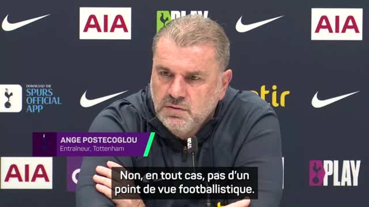 Tottenham - Postecoglou : “Il ne suffit pas d’un coup de baguette magique pour changer un club”